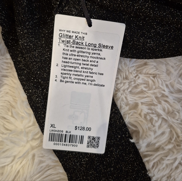 Lululemon Glitter Knitted Twist Back - Picture 7 of 7